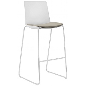 Stratus Meeting and Breakout Stool with Seat Pad