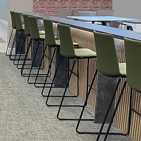 Stratus Upholstered Meeting and Breakout Stool