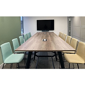 Stratus Upholstered Meeting and Breakout Stool - Breakout & Canteen