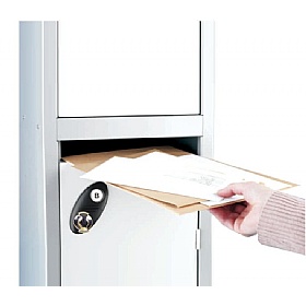 Atom Probe Antibacterial Post Lockers - Hasp & Staple Lock