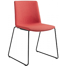 Stratus Sled Base Upholstered Meeting and Breakout Chair