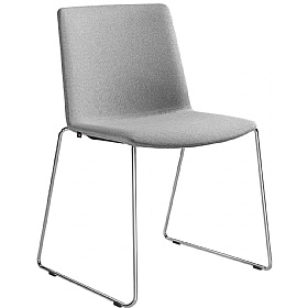 Stratus Sled Base Upholstered Meeting and Breakout Chair