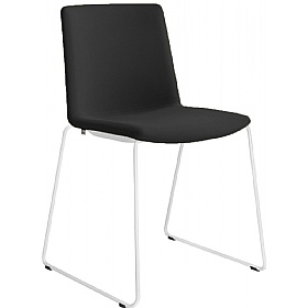 Stratus Sled Base Upholstered Meeting and Breakout Chair