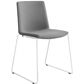 Stratus Sled Base Upholstered Meeting and Breakout Chair