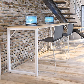 Ember Hoop Leg High Rectangular Breakout and Meeting Tables