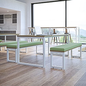 Ember Hoop Leg Rectangular Breakout and Meeting Tables