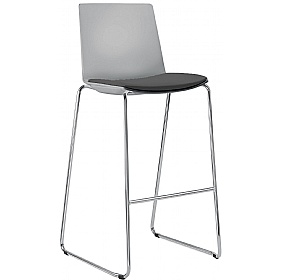 Stratus Meeting and Breakout Stool with Seat Pad - Breakout & Canteen