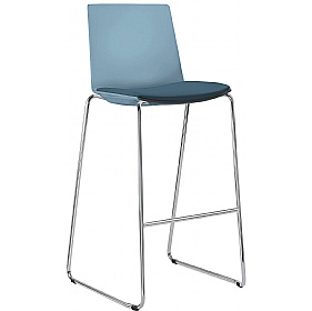 Stratus Meeting and Breakout Stool with Seat Pad - Breakout & Canteen