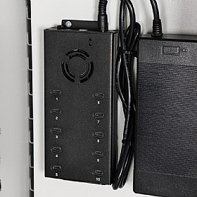 Lyte 20 Single Door Tablet USB C Charging and Storage Trolley