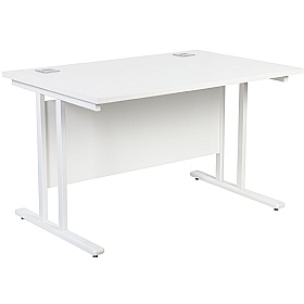Horizon Deluxe Rectangular Cantilever Office Desks - Office Desks