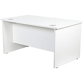 Horizon Panel End Rectangular Office Desks With Double Fixed Pedestals - Office Desks