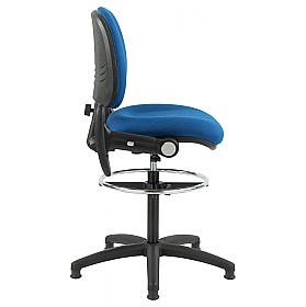 Ergo Fabric Draughtsman Chairs - Office Chairs