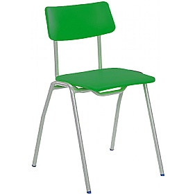 BS Poly Stacking School Chairs Green