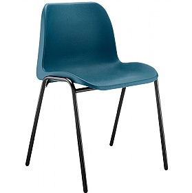 Eco-Friendly Polypropylene Stacking Chair Blue
