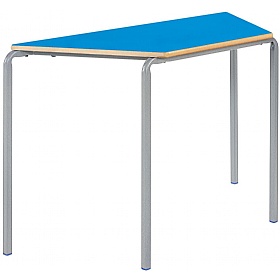 Alumni Crush Bent Trapezoidal School Tables Blue