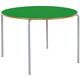 Alumni Crush Bent Circular School Tables Green