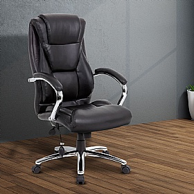 Posture Executive Leather Office Chair - Office Chairs