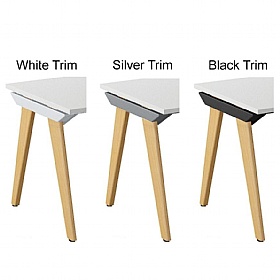 Tract Shades 4 Person Rectangular Back to Back Bench Desks - Office Desks