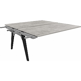 Tract Shades Rectangular Back to Back Bench Extension Desks - Office Desks