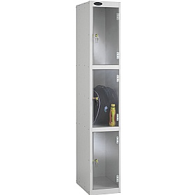 Atom Probe Antibacterial Anti-Theft Clear Door Lockers