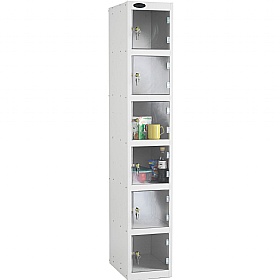Atom Probe Antibacterial Anti-Theft Clear Door Lockers - Hasp & Staple Lock