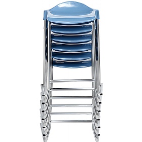 WSM Ergonomic Skid Base School Stools