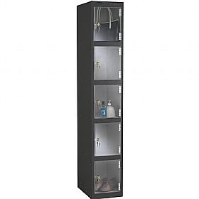 Atom Probe Antibacterial Anti-Theft Clear Door Lockers - Hasp & Staple Lock