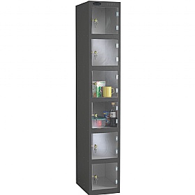 Atom Probe Antibacterial Anti-Theft Clear Door Lockers - Hasp & Staple Lock