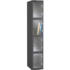 Atom Probe Antibacterial Anti-Theft Clear Door Lockers