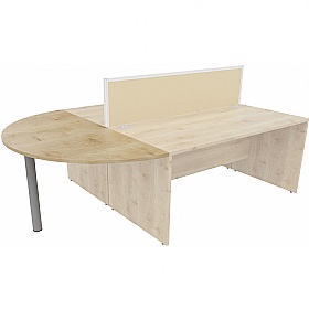 Cogent / Forme Semi Circular Extension Desk - Office Desks