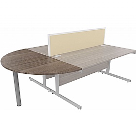 Cogent / Forme Semi Circular Extension Desk - Office Desks