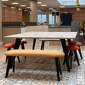 Tract Shades XL Curve Rectangular Breakout and Boardroom Tables - Meeting Room