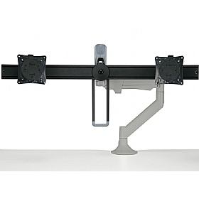 Levo Gas Lift Dual Monitor Arm - Office Accessories