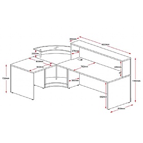 The Hub Midi Reception Desk - Reception Area