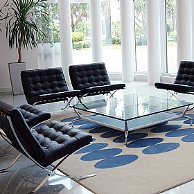 Valencia Bonded Leather Reception Sofa