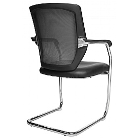 Nexus Medium Back Vinyl Mesh Visitor Chair