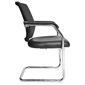 Nexus Medium Back Vinyl Mesh Visitor Chair