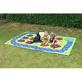 Back to Nature Chloe Caterpillar Numeracy & Literacy Outdoor Play Mat - School Furniture