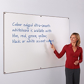 WriteOn Coloured Edge Non-Magnetic Whiteboards - Display Equipment