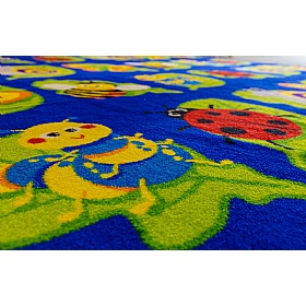 Back to Nature Square Bug Carpet - School Furniture