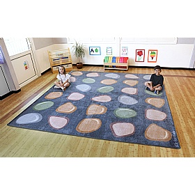 Natural World Pebble Placement Carpet - School Furniture