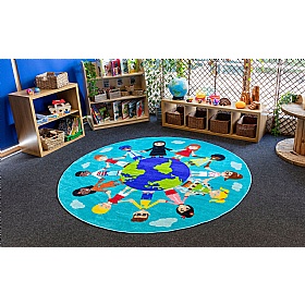 Children of the World Cirlce Carpet