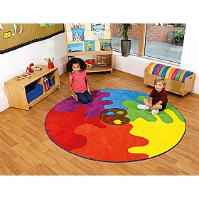 Rainbow Colour Palette Carpet
