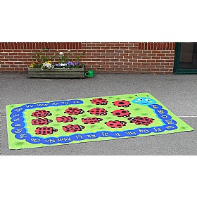Back to Nature Chloe Caterpillar Numeracy & Literacy Outdoor Play Mat - School Furniture