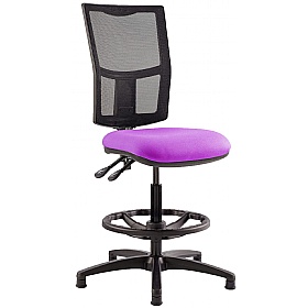Haddon Mesh Back Draughtsman Chairs - Office Chairs