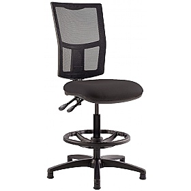 Haddon Mesh Back Draughtsman Chairs - Office Chairs