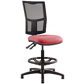 Haddon Mesh Back Draughtsman Chairs - Office Chairs