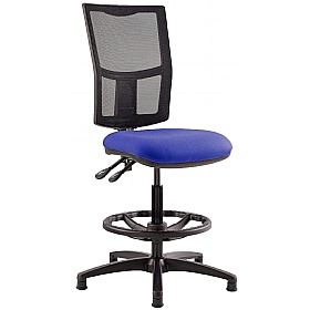 Haddon Mesh Back Draughtsman Chairs - Office Chairs