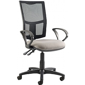 Haddon 2-Lever Mesh Back Operator Chairs - Office Chairs