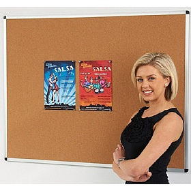 InfoHub Aluminium Framed Cork Noticeboards